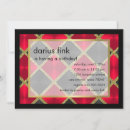 Recherche de black gold red anniversaire invitations Rouge