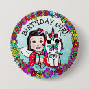 Recherche de fleur rouge badges Pour enfants