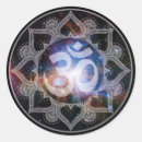 Search for mandala om stickers Meditation