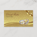 Search for diamond ring business cards Gold