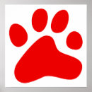 Search for red paw posters Dog