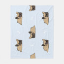 Search for cute french bulldog blankets Cartoon