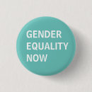 Search for gender equality buttons Feminism