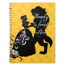 Search for beauty and the beast notebooks Typography