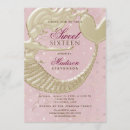Search for mermaid sweet 16 invitations Glitter