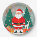Search for santa claus paper plates Festive