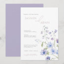 Search for lilac and blue invitations Floral