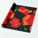 Search for poppy wrapping paper Botanical