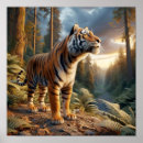 Recherche de rayures tigre posters En danger
