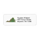 Search for virginia return address labels Map