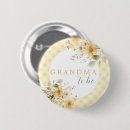 Recherche de baby shower jaune badges Grandmother