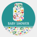 Search for floral mason jar stickers Baby shower