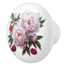 Recherche de fleur rouge boutons et poignées de porte Moderne
