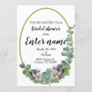 Search for botanical bachelorette party invitations Succulent