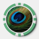 Recherche de oiseau jetons poker Paon