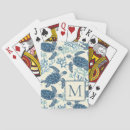 Search for sea turtle playing cards Monogrammed