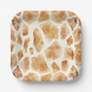 Search for giraffe print plates Wild animals