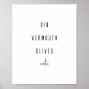 Recherche de cocktail martini posters Moderne