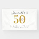 Search for 50th birthday banners Stylish