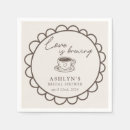 Search for coffee napkins Coffee  bridal shower