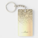 Search for sparkling rectangular keychains For her