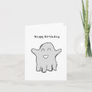 Search for ghost birthday cards Cute