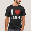 Search for heidi mens tshirts heart