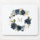 Recherche de feuille d or tapis souris Monogramme