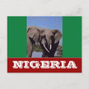 Recherche de drapeau nigéria cartes postales Patriotique