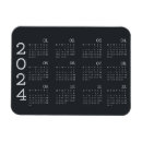 Search for yearly calendar magnets Black