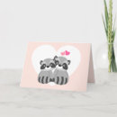 Search for raccoon valentines day cards Couple