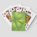 Search for shamrock playing cards Happy