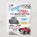 Search for truck invitations Smash and crash