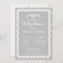 Search for lace baby shower invitations Pretty