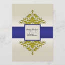 Recherche de damassé de mariage invitations Ivoire