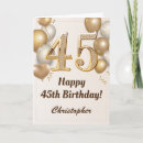 Recherche de de 45 ans anniversaire cartes Quarante cinquième anniversaire