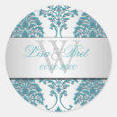 Search for teal damask stickers Classic