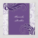 Search for gorgeous wedding invitations Purple