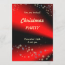 Recherche de red black christmas invitations Élégant