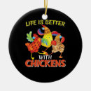 Search for chicken ornaments Crazy chicken lady