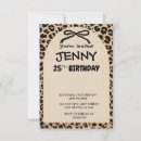 Search for cheetah print invitations Bow