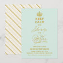 Recherche de gardez le calme invitations Classique