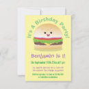 Search for funny hamburger invitations Cartoon
