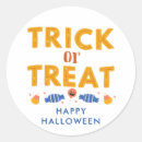 Search for trick or treat stickers Candy