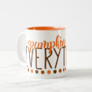 Search for pumpkin everything mugs Typography
