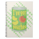 Search for fruit notebooks Peaches