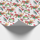 Search for cartoon christmas wrapping paper Winter