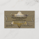 Recherche de sheriff cartes visite Shérif