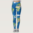 Search for world map leggings Continents