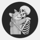 Search for skeleton dog stickers Creepy cute